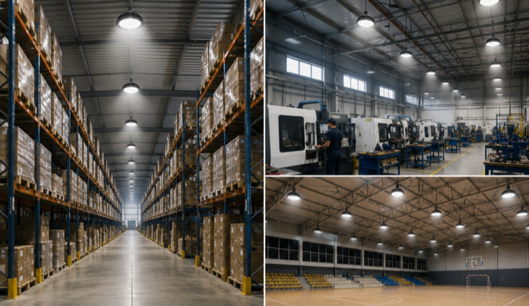 LED priemyselné svietidlá