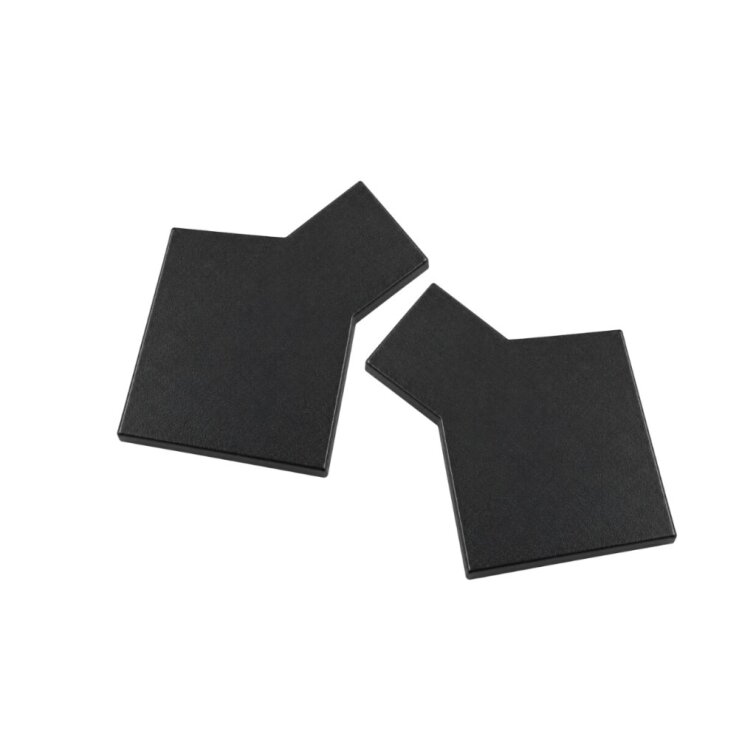 Koncovky pre LED lištu WALL-GLOW 45 - čierne (2ks)
