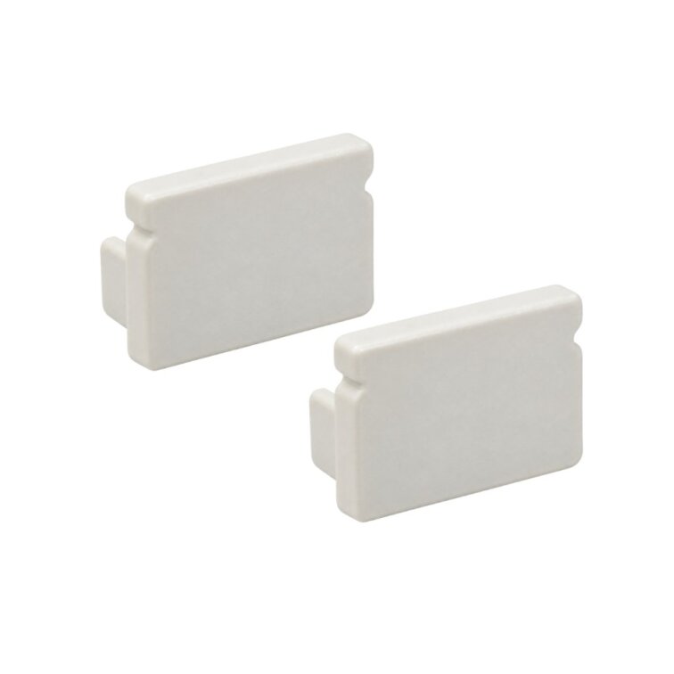 Koncovky pre LED lištu S32 - biele (2ks)