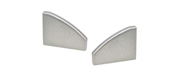 Koncovky pre rohový profil C6 30/60° (2ks)