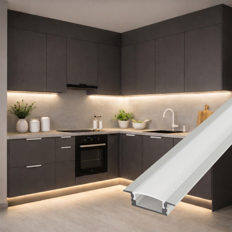 LED lišta zapustená - SIMPLE biela