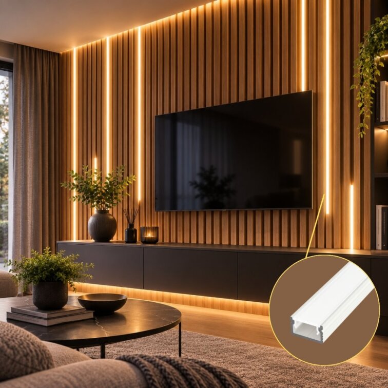 LED lišta povrchová - S31 biela