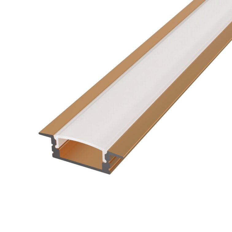 LED lišta zapustená - SIMPLE Bronze (Rose gold)