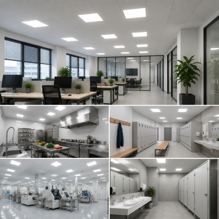 LED panel 28W IP65 595x595 mm - neutrálna biela
