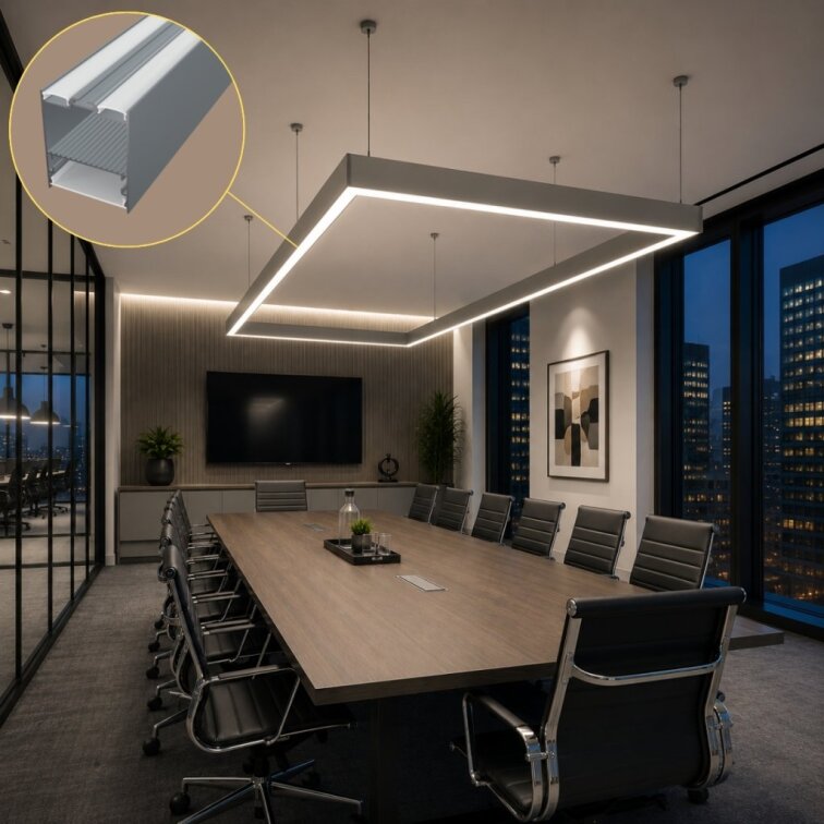 LED lišta SUSPENDED 1 - Grey