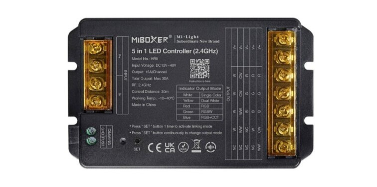 LED prijímač HR5 5in1, 30A - 2,4GHz