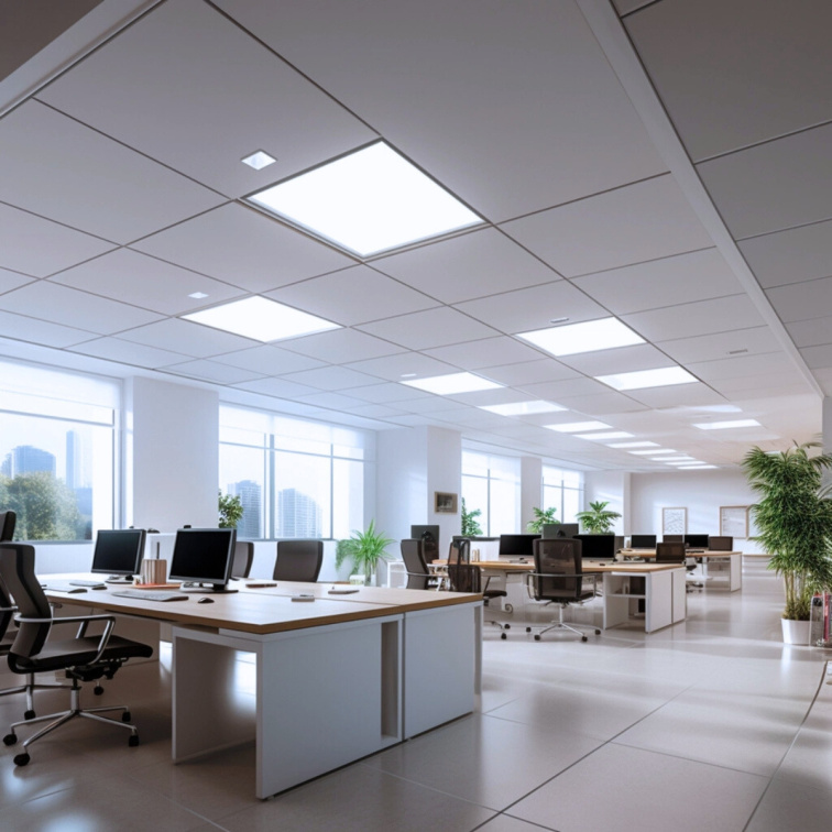 LED panel 40W 595x595 mm - neutrálna biela