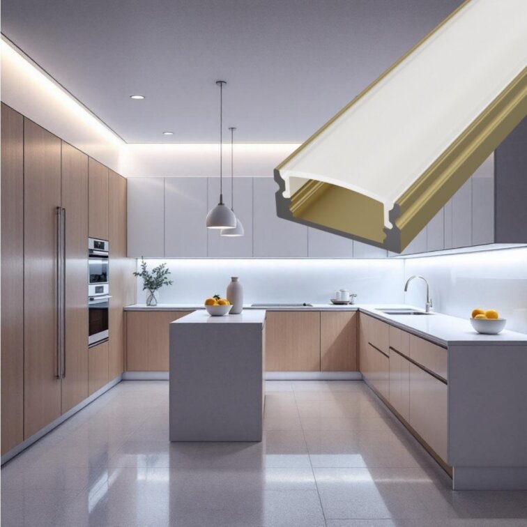 LED lišta povrchová - SIMPLE Champagne