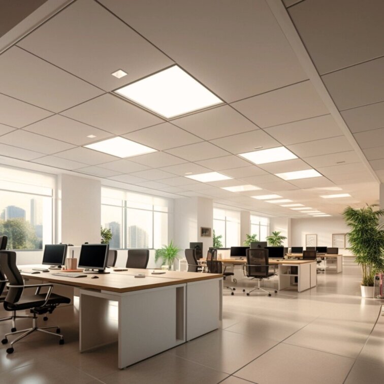 LED panel 40W 595x595 mm - teplá biela