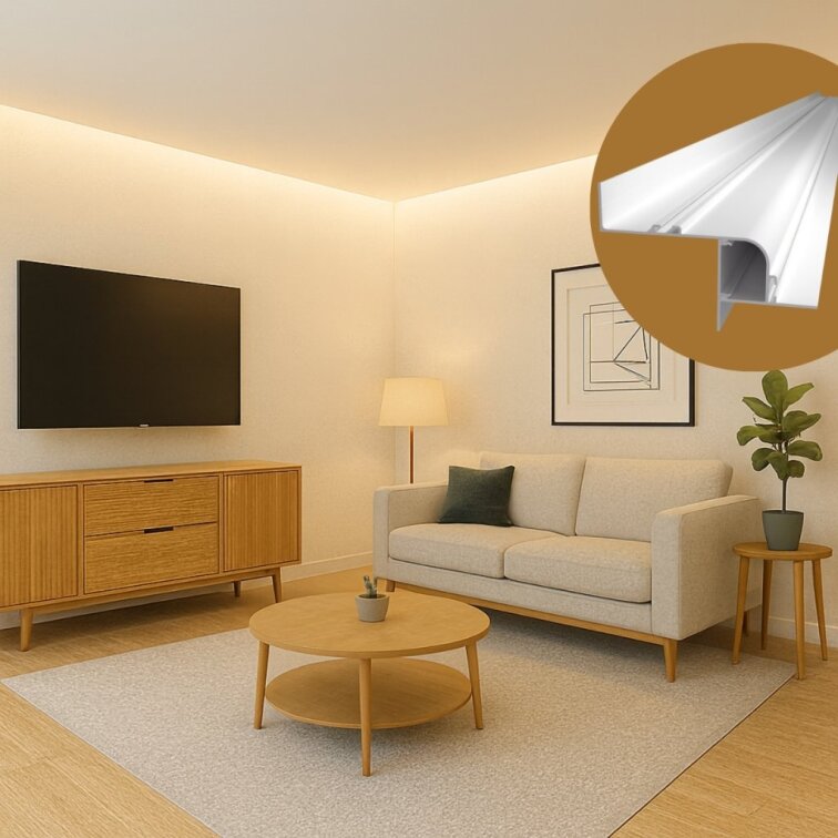 LED lišta WALL-GLOW MAXI biela