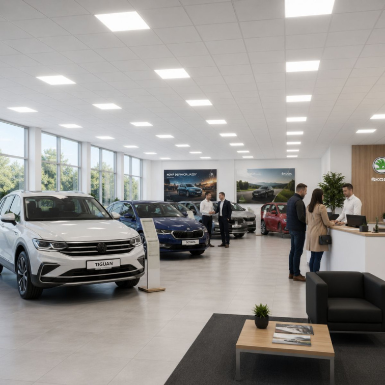 LED panel 18/25W 595x595 mm, CRI80 UGR19 Philips driver - neutrálna biela
