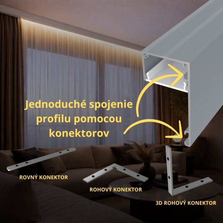 LED lišta DECO LINE Garníža