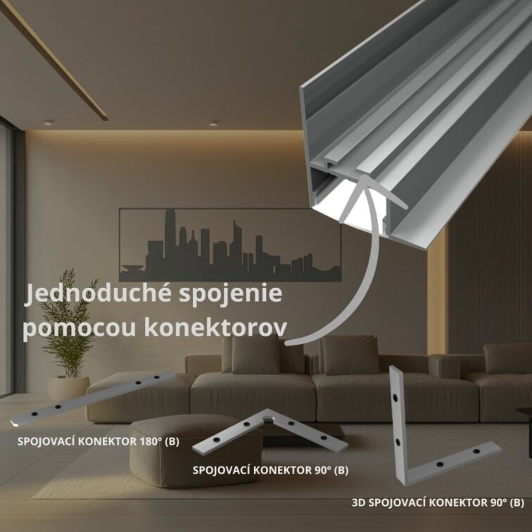 LED lišta zapustená do SDK 7