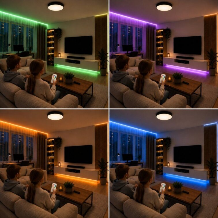 5m PROFI LED pásik RGBW 4in1 60LED/m 16W/m 24V IP20 – RGB+studená biela