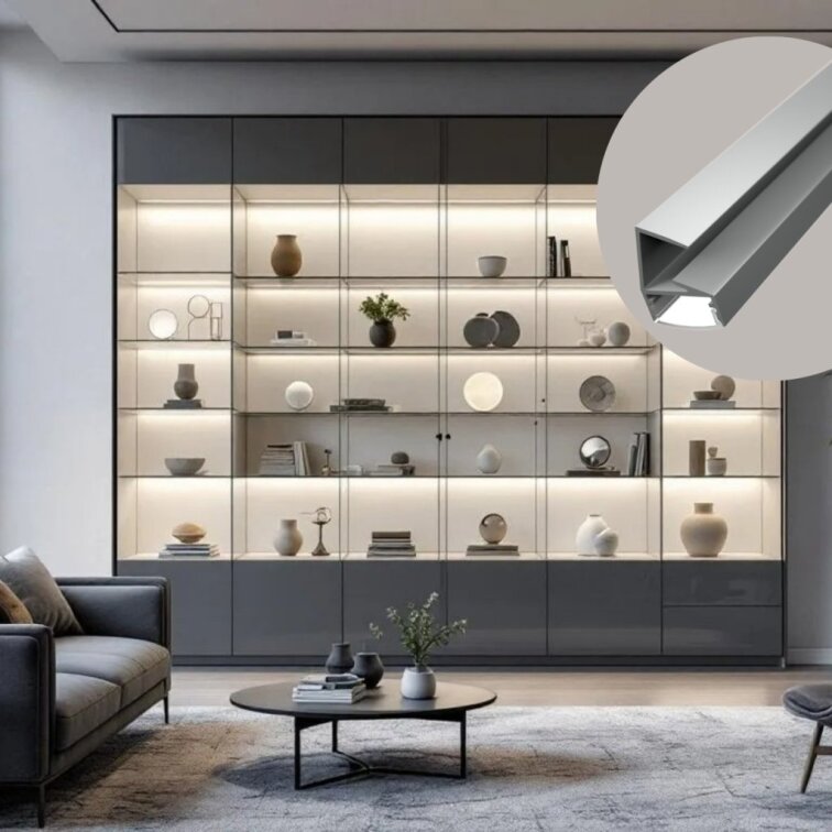 LED lišta na sklenené police GLASS SHELF