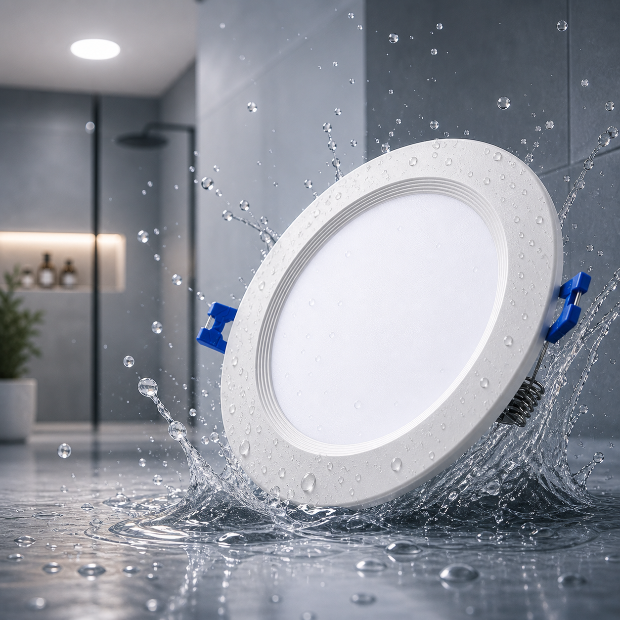 LED panel Wellmax 24W IP54 kruhový – CCT 3000K/4000K/6500K (3v1)