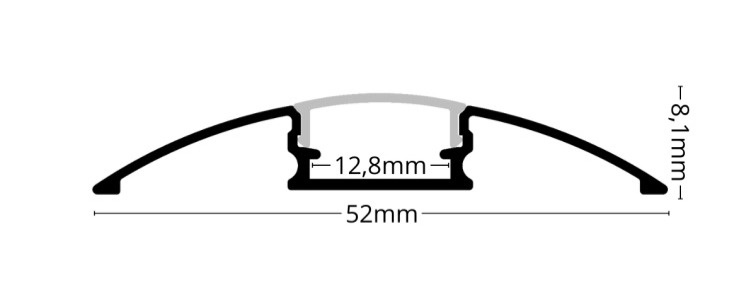 LED lišta povrchová S4 biela