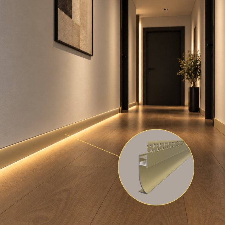 LED lišta soklová - Base glow CHAMPAGNE