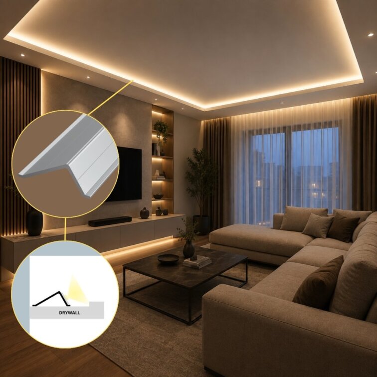 LED lišta CEIL-BASE podkladová 30/60°