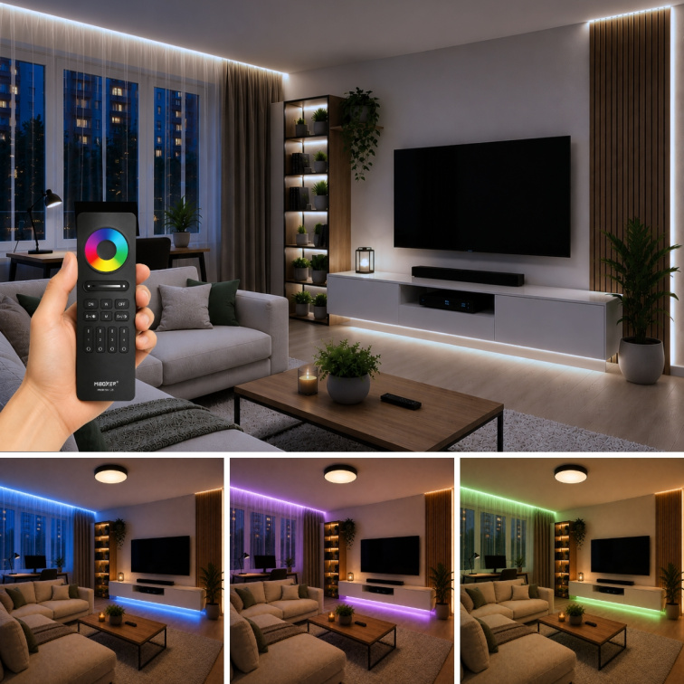 5m PROFI LED pásik RGBW 4in1 60LED/m 16W/m 24V IP20 – RGB+studená biela