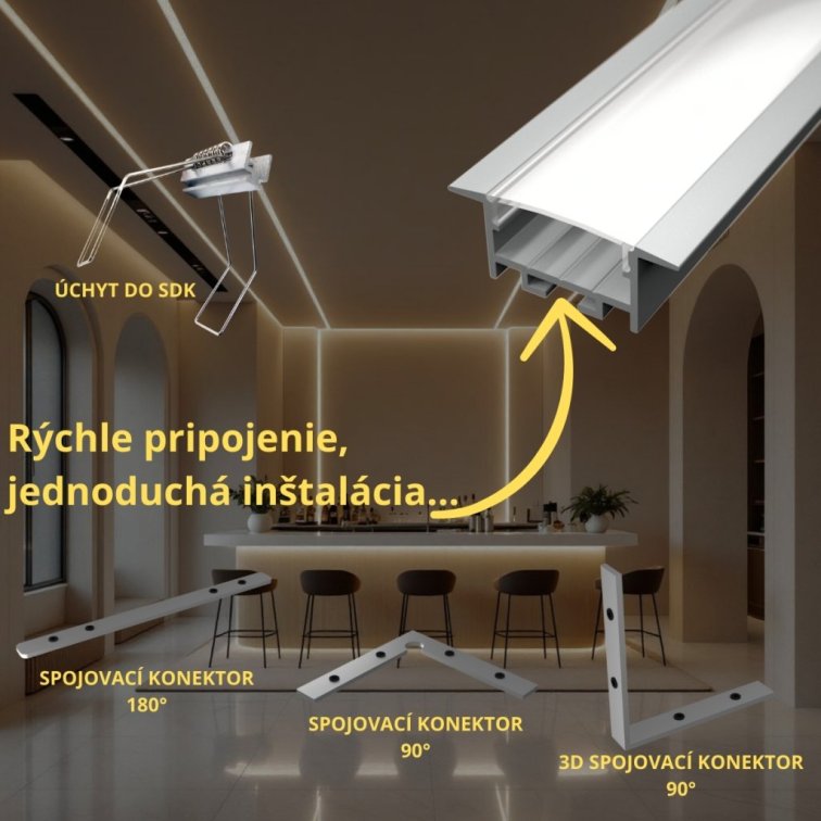 LED lišta zapustená SDK 20