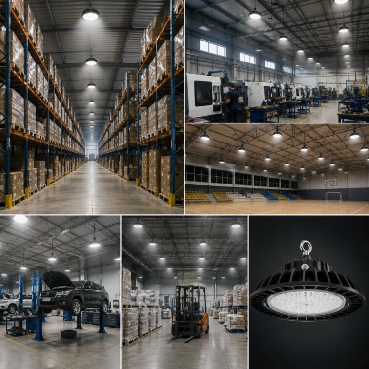 LED priemyselné svietidlo BOSTON 200/160/120W 4000K IP65 170Lm/W