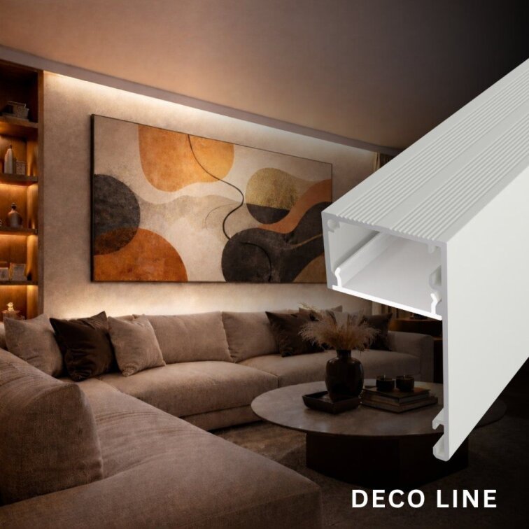 LED lišta DECO LINE Garníža - Biela