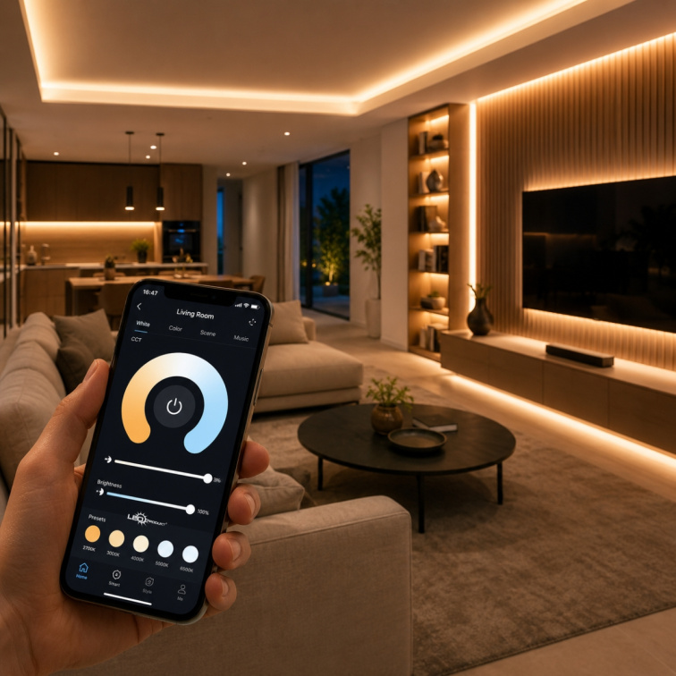 LED prijímač 5v1, 15A - Matter, WiFi, 2,4GHz