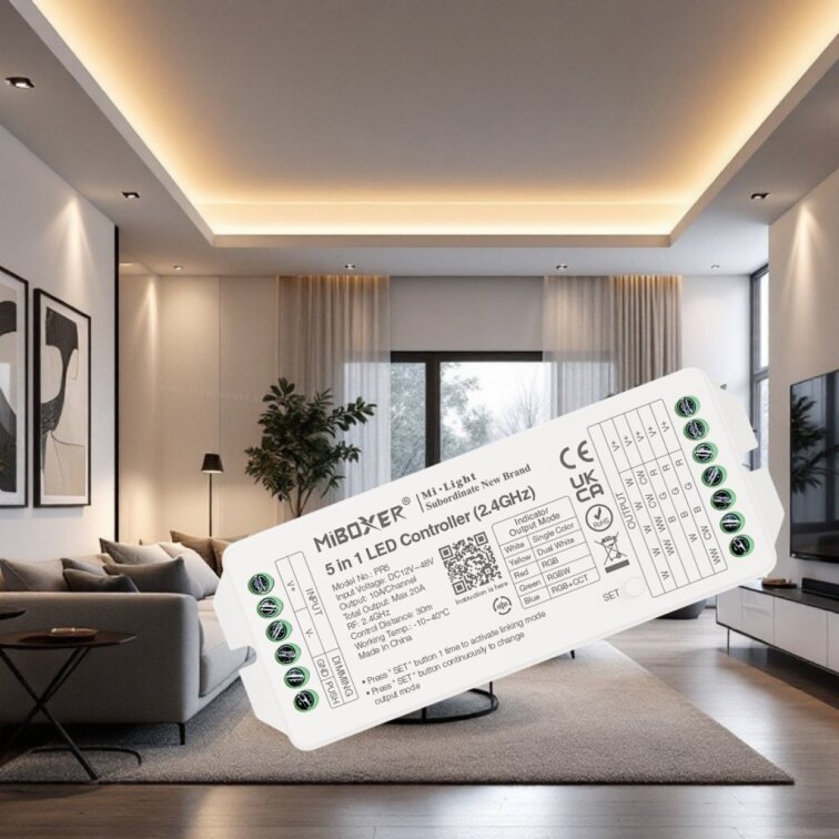 LED prijímač PR5 5in1, 20A - 2,4GHz