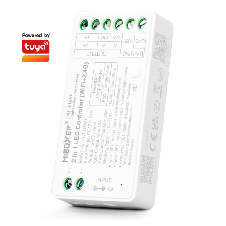 LED ovládač K2 biely