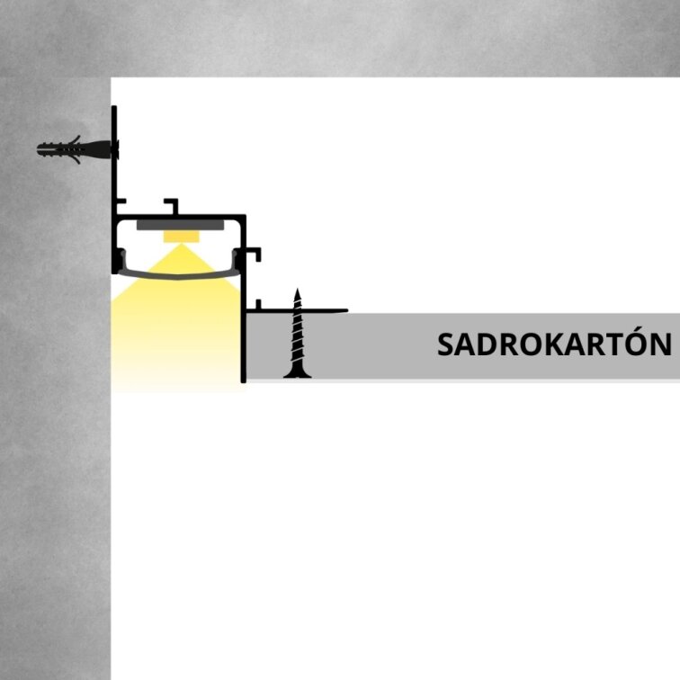LED lišta SDK WALL-GLOW FULL