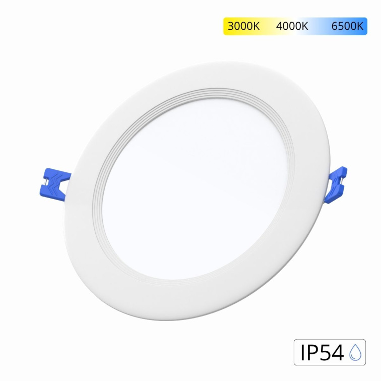 LED panel Wellmax 24W IP54 kruhový – CCT 3000K/4000K/6500K (3v1)