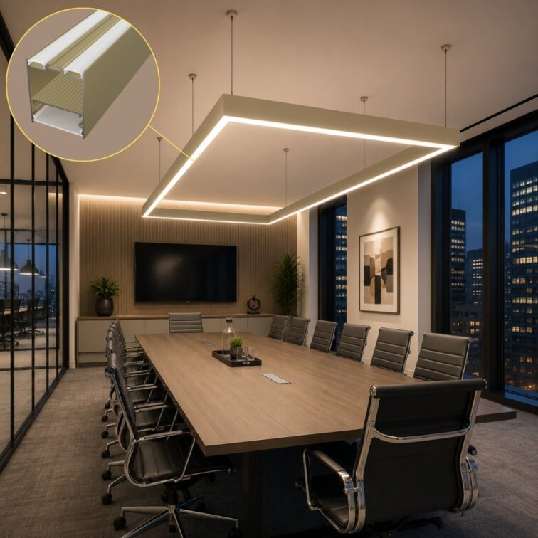 LED lišta SUSPENDED 1 - champagne
