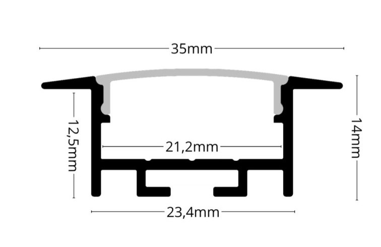 LED lišta zapustená SDK 20