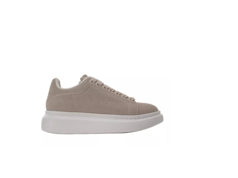 OLAVOGA MERLO Dámské Béžové Tenisky s Zlatými Detaily