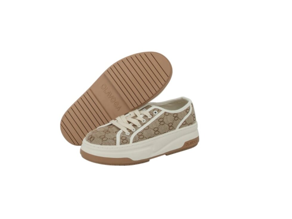 Dámská obuv OLAVOGA MALLOW - Stylové béžové tenisky