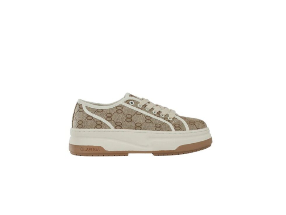 Dámská obuv OLAVOGA MALLOW - Stylové béžové tenisky