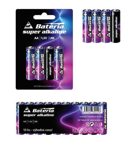 Super Alkaline LR6/AA 40ks - rodinné balení