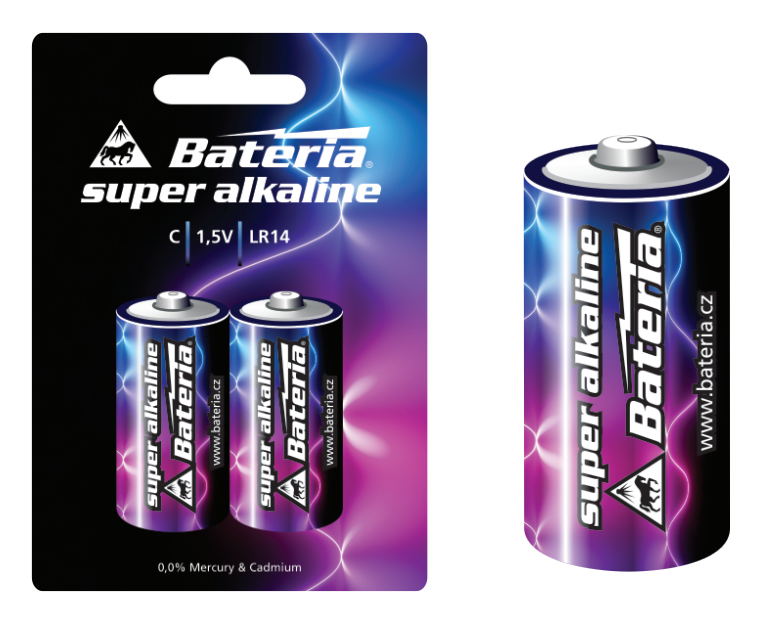 Super Alkaline LR14 2/blistr