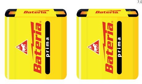 Prima 3R12/4,5V - folie