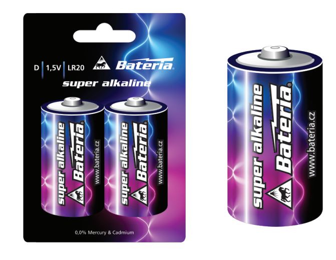 Super Alkaline LR20 2/blistr