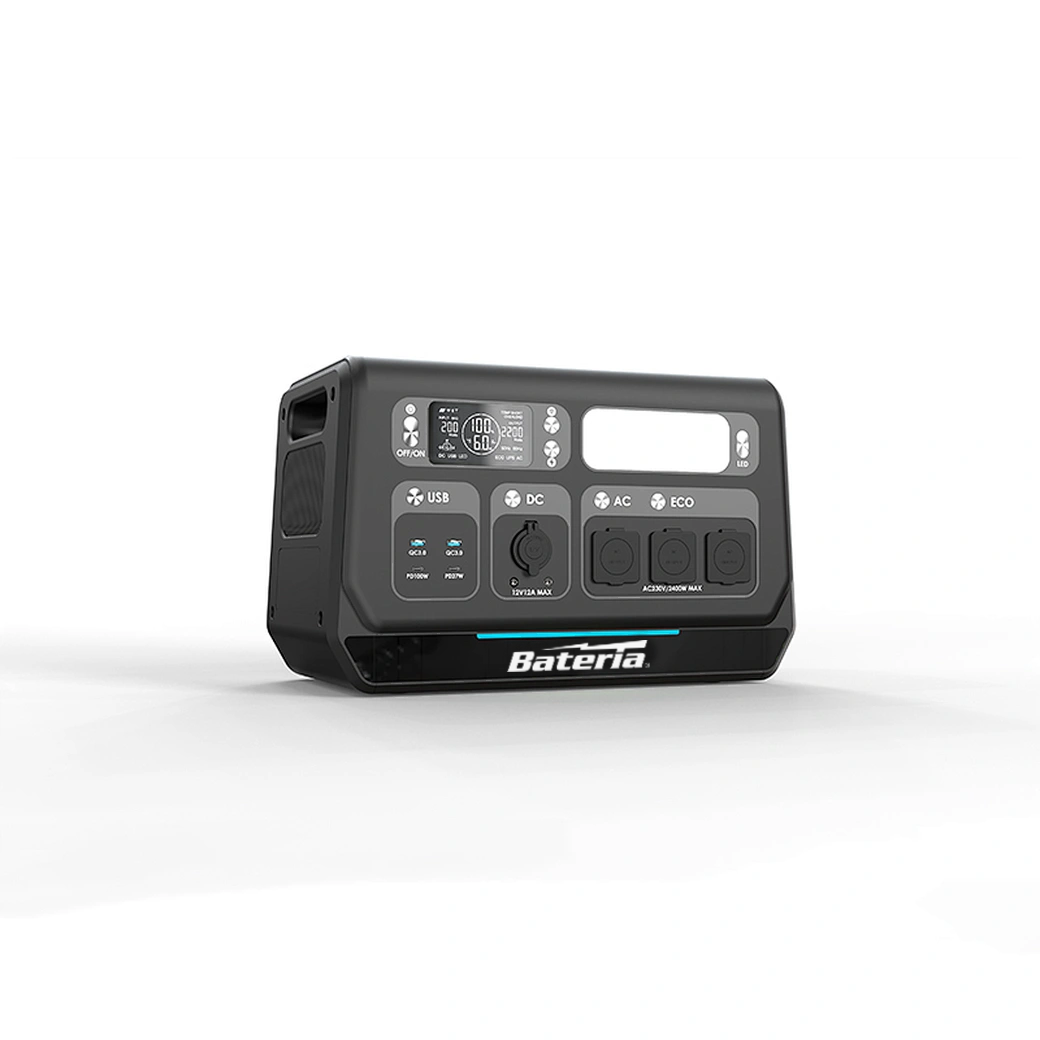 Nabíjecí stanice 2400W se solárním panelem 455 Wp