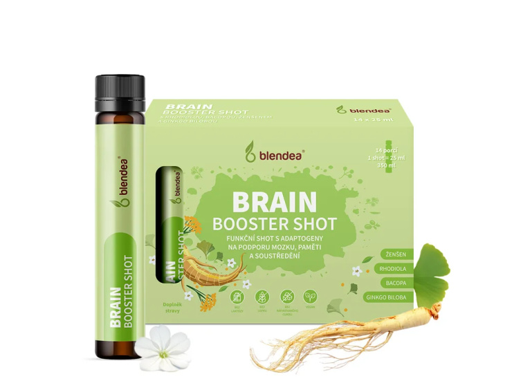 Blendea Shot Brain Booster s adaptogénmi 25 ml
