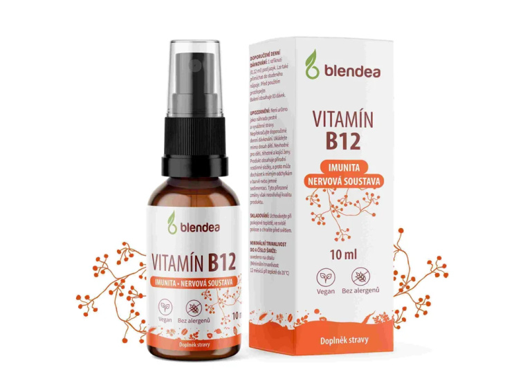 Vitamín B12 sprej 10 ml