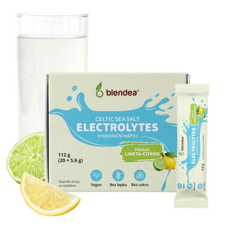 Elektrolyty hydratační nápoj s příchutí Limeta-citrón 20 x 5,6 g