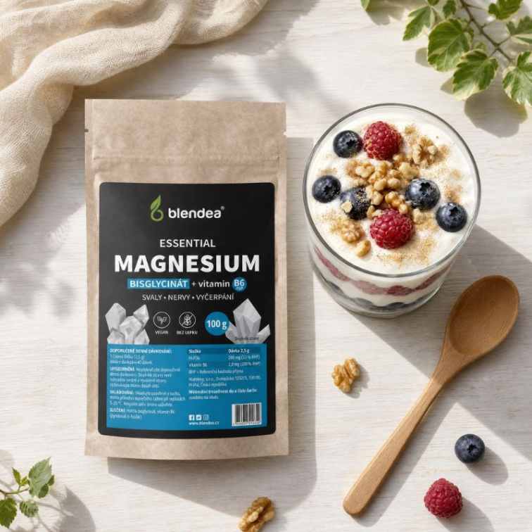 Magnesium + vitamín B6 prášok 100 g