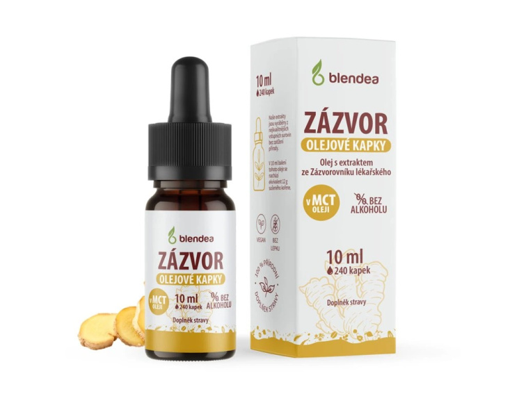 Zázvor olejové kvapky 10 ml