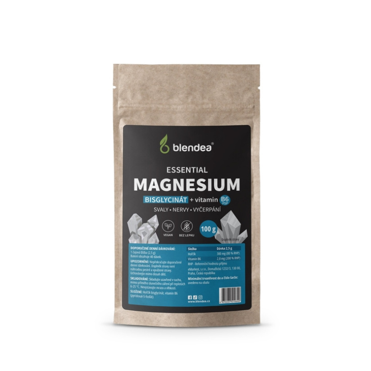 Magnesium + vitamín B6 prášok 100 g