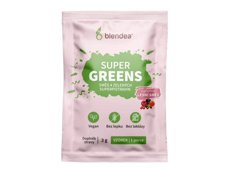 Supergreens Lesná zmes BIO vzorka 1 porcia