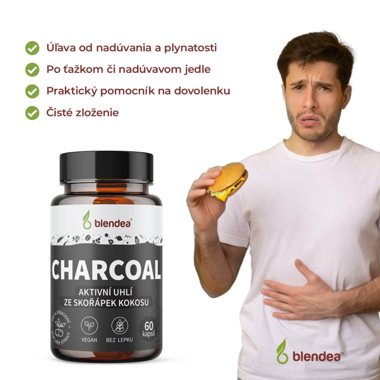 Aktívne uhlie 60 kapsúl